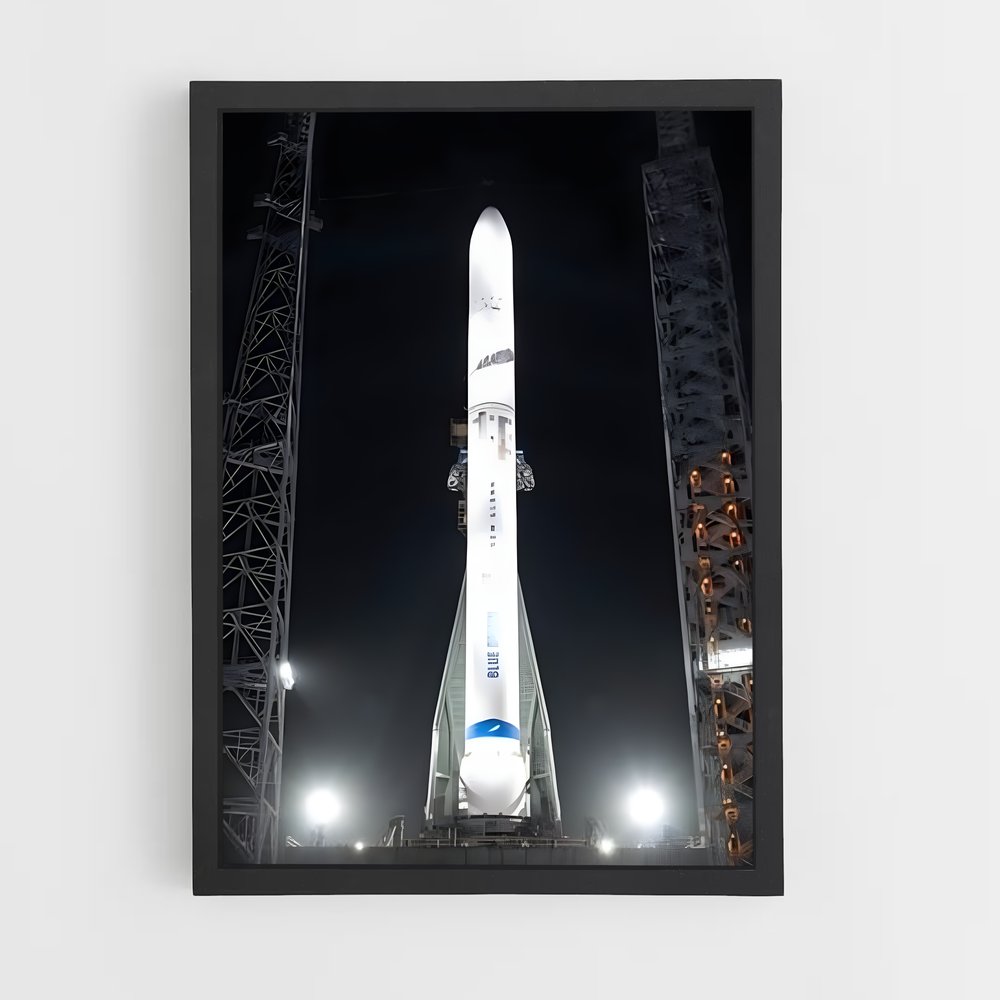 Poster L'Ascension d'Elon – affiche Missions spatiales (vue 2)